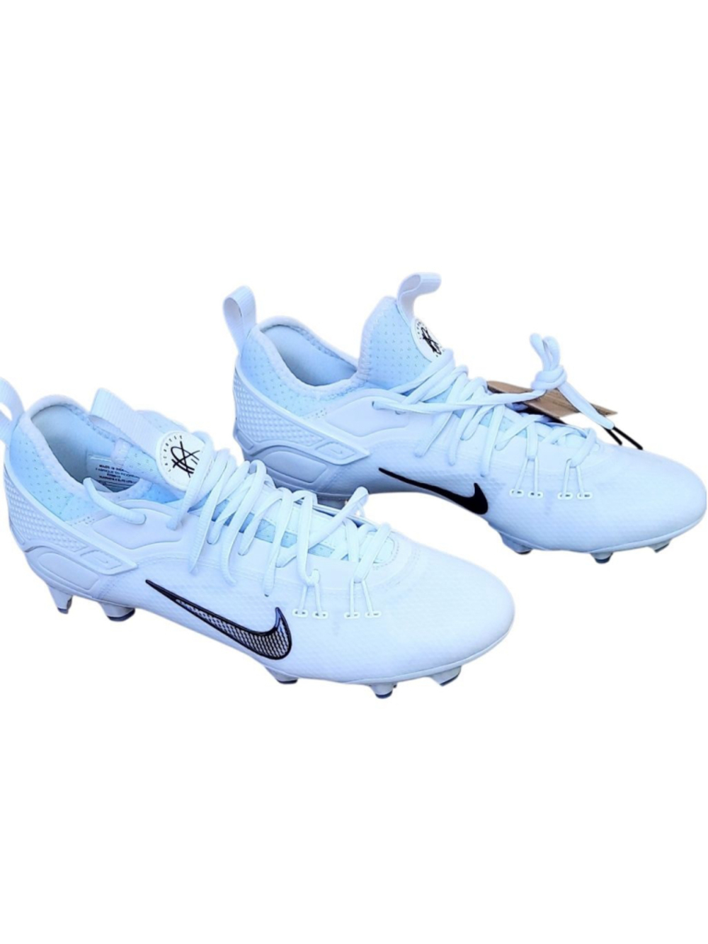 Nike Huarache 9 Elite Low LAX
Lacrosse Cleats FD0089-101
White/Black Size 9 NEW